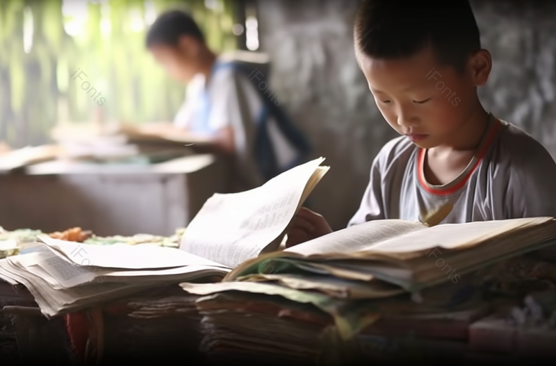 正在看书的小孩子,高清,摄影图,摄影图片,图片大全,摄影图免费下载